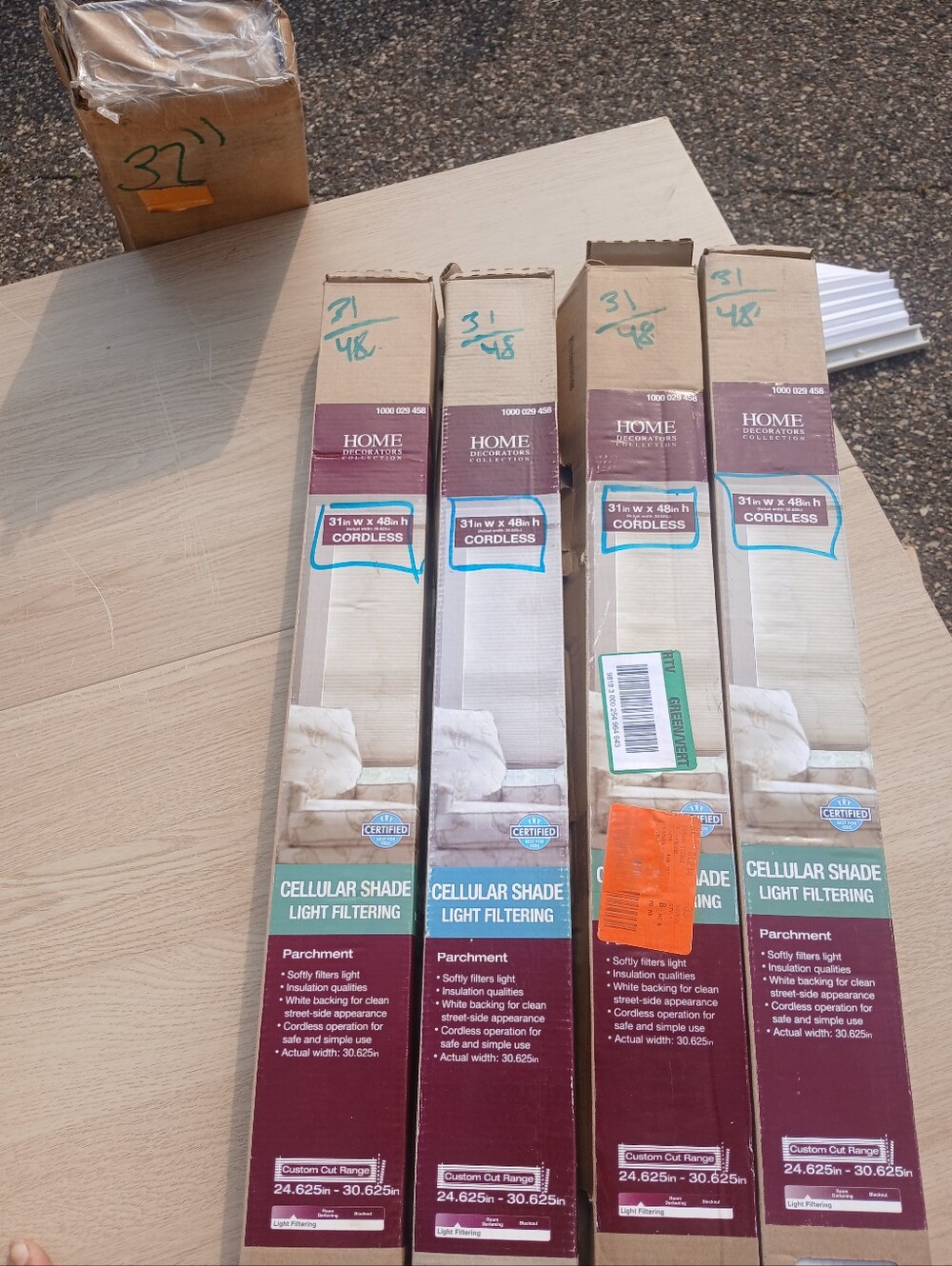 Home Decorators Collection Cordless Cellular Shade - Parchment